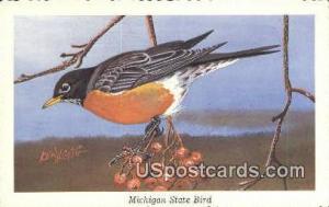 Michigan State Bird, Robin Misc MI Unused