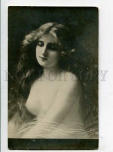 3126739 Semi-NUDE Lady LONG HAIR by Angelo ASTI vintage PHOTO