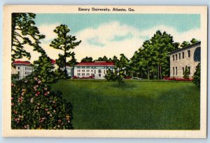 1940 Atlanta Georgia Postcard Emory University Methodist Episcopal Church South