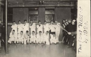 Orono Maine ME University of Maine ? Group Photo RASSOO RPPC Vintage Postcard