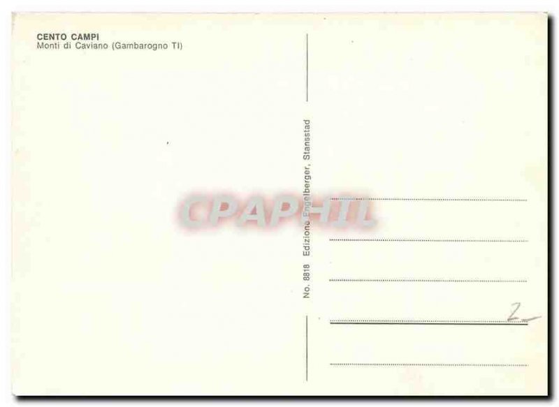 Postcard Modern Caviano Ti Lago Maggiore