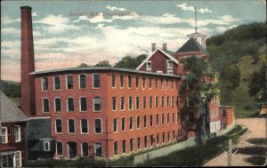 Proctorsville VT Woolen Mill c1910 Postcard