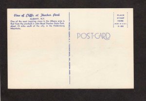 NY Cliffs John Boyd Thatcher State Park Albany New York Postcard