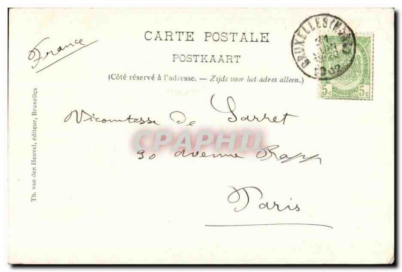 Brussels Old Postcard King's House