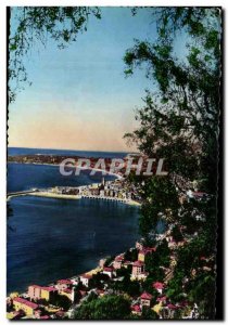 Old Postcard Menton Vue Generale and the Cap Martin