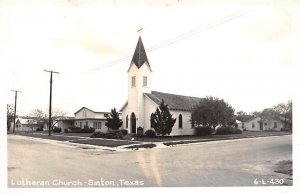 Lutheran Church Real Photo - Sinton, Texas TX
