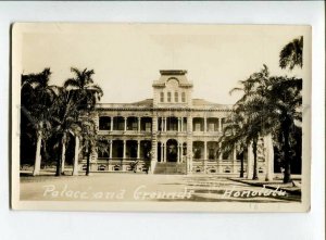 3132946 USA Hawaii HONOLULU Palace and Grounds Vintage photo PC