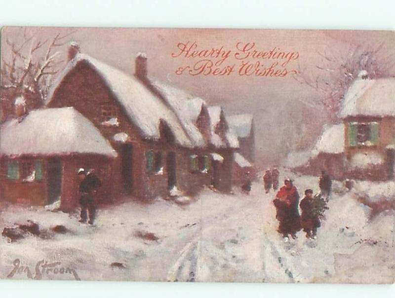 Divided-Back GREAT SCENE Scarce Foreign Postcard AA6651