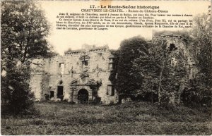 CPA Chauvirey-le-Chatel Ruines du Chateau (1273895)
