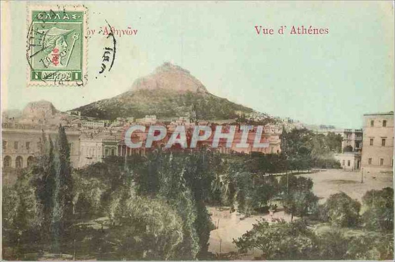 Old Postcard View of Athens