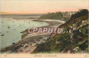 Old Postcard Cancale La Greve du Hoc