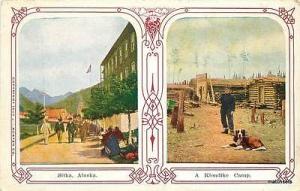 Circa 1910 Klomdike Camp SITKA, ALASKA Postcard 445