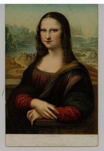 France - Paris. The Louvre, The Mona Lisa  (Da Vinci)