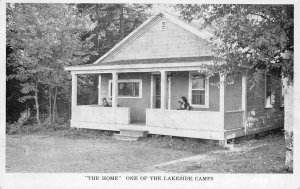 The Home LAKESIDE CAMPS Big Wood Lake, Jackman Station, Maine c1930s Vintage