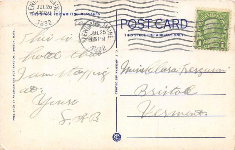 25192 ME, Lewiston, De Witt Hotel