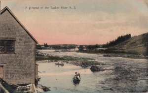 Postcard A Glimpse Tusket River NS Canada