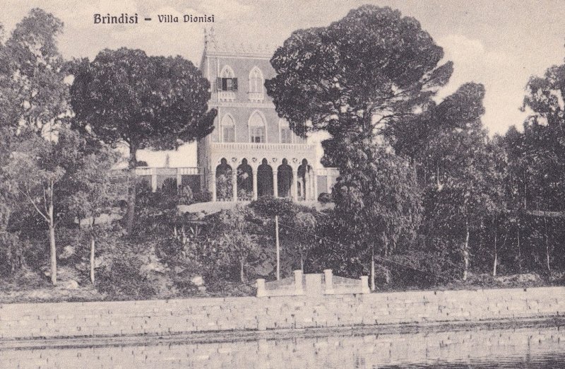 Brindisi Citta Villa Dionisi Italy Postcard