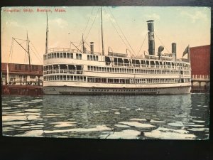 Vintage Postcard 1907-1915 Hospital Ship, Boston, Massachusetts (MA)