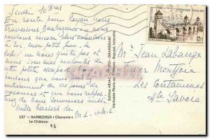 Old Postcard Barbezieux Charente Chateau