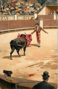 Mexico, Bull Fight, Pasando De Muleta, Stengel & Company