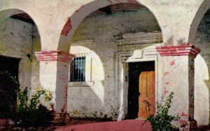 C.1920 The Door San Juan Capistrano Mission, CA Postcard P186