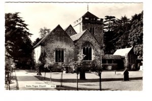 Real Photo Stoke Pages Church, Burkinghamshire, England,