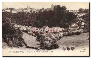 Old Postcard Chaumont Panorama Vallee de Suize