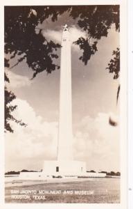 Texas Houston San Jacinto Monument and Museum Real Photo