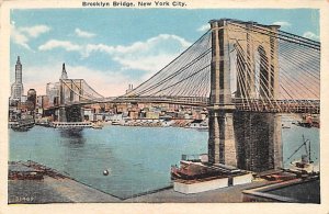 Brooklyn Bridge NYC New York, USA Postcard