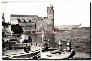 Modern Postcard Collioure L & # 39Eglise Saint Vincent The Lamparos