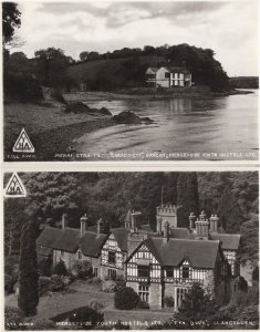 Menai Straits Llangolen 2x Merseyside Youth Hostel Real Photo Postcard s