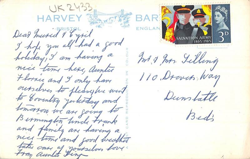 uk2433 greetings from warwick  uk