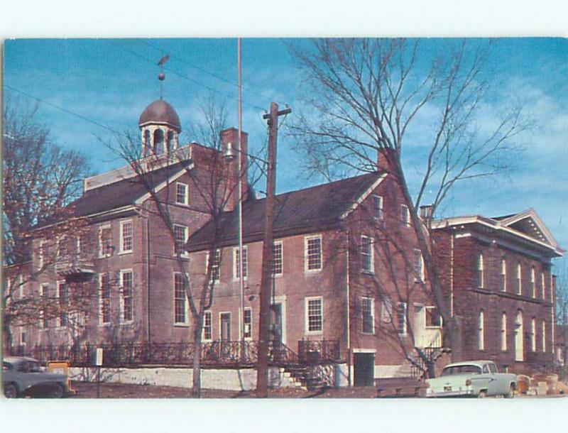 Unused Pre-1980 OLD CARS & COURT HOUSE New Castle Delaware DE n4127@