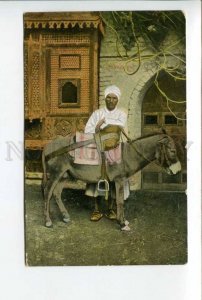 424374 EGYPT CAIRO Donkey boy Vintage Lichtenstern & Harari postcard