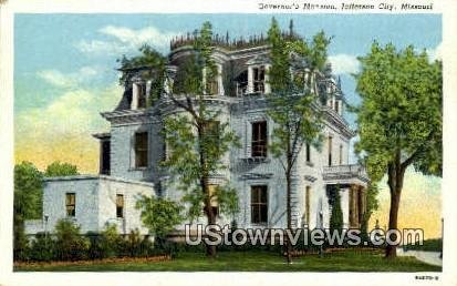 Governor's Mansion in Jefferson City, Missouri