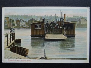 Isle of Wight COWES Floating Bridge c1905 Postcard by Pictorial Stationery