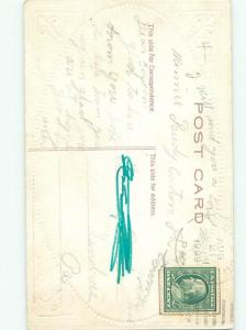 Divided-Back BOAT SCENE Great Nautical Postcard AB0409