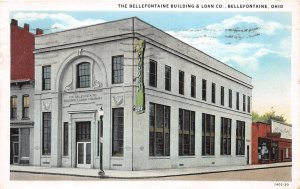 J71/ Bellefontaine Ohio Postcard c1910 Building & Laon Co Building 157