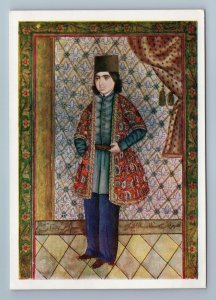 1959 YOUNG MAN Ethnic costume by Georgia Artist Erivani Art Vintage Postcard