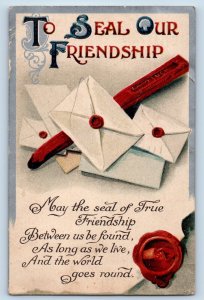 Brockville Ontario Canada Postcard Friendship Message Letter 1910 Posted Antique