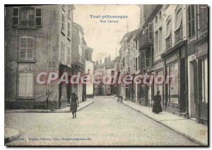 Picturesque Old Postcard Toul Rue Carnot