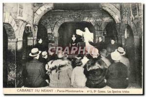 Old Postcard Cabaret Du Nil Paris Montmartre Caveau Spectra Sad