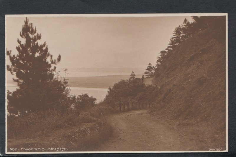 Somerset Postcard - Coast Walk, Minehead    T2485