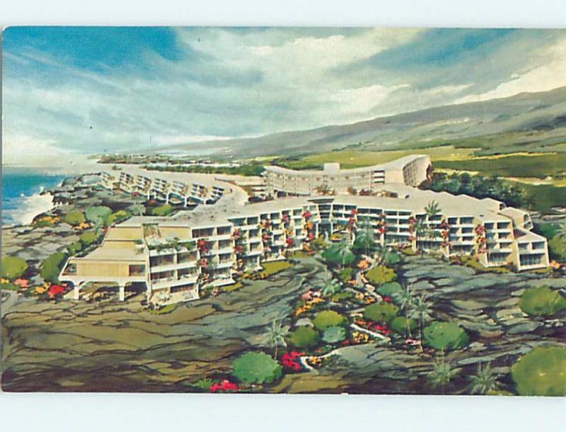 Unused Pre-1980 RESORT SCENE Kona Hawaii HI c4390