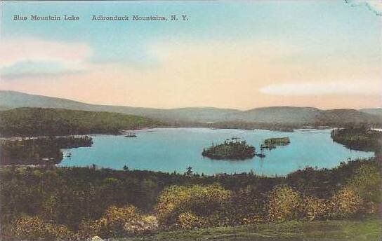 New York Adirondack Mountains Blue Mountain Lake Albertype