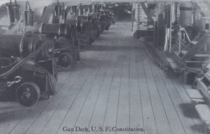 Warship USF Constitution Gun Deck