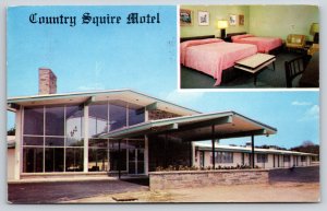 Roadside~Schenectady New York~Country Squire Motor Hotel~Room Interior~1958 PC