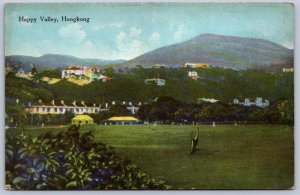 K45/ China Foreign Postcard c1910 Hongkong Happy Valley Buildings 266