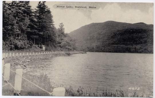 Mirror Lake near Rockland, Knox County, Maine