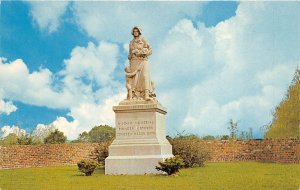 Springfield Ohio 1960s Postcard Statue Monument Madonna Of The Trails